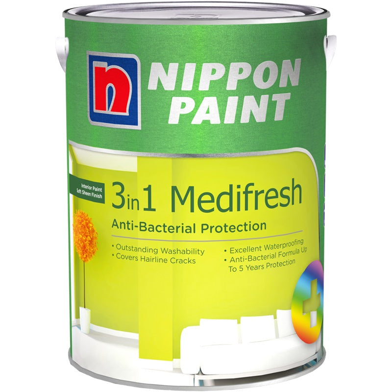 NIPPON PAINT 3-IN-1 MEDIFRESH (ANTI-BACTERIAL PAINT)